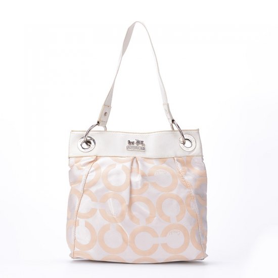 Coach Legacy Classic Signature Medium White Totes EXD | Women - Click Image to Close